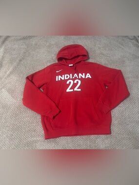 Nike Indiana Fever Red Caitlyn Clark Pullover Hoodie